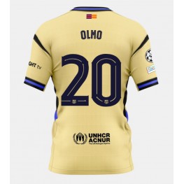Barcelona Dani Olmo #20 Uit tenue 2025-26 Korte Mouw